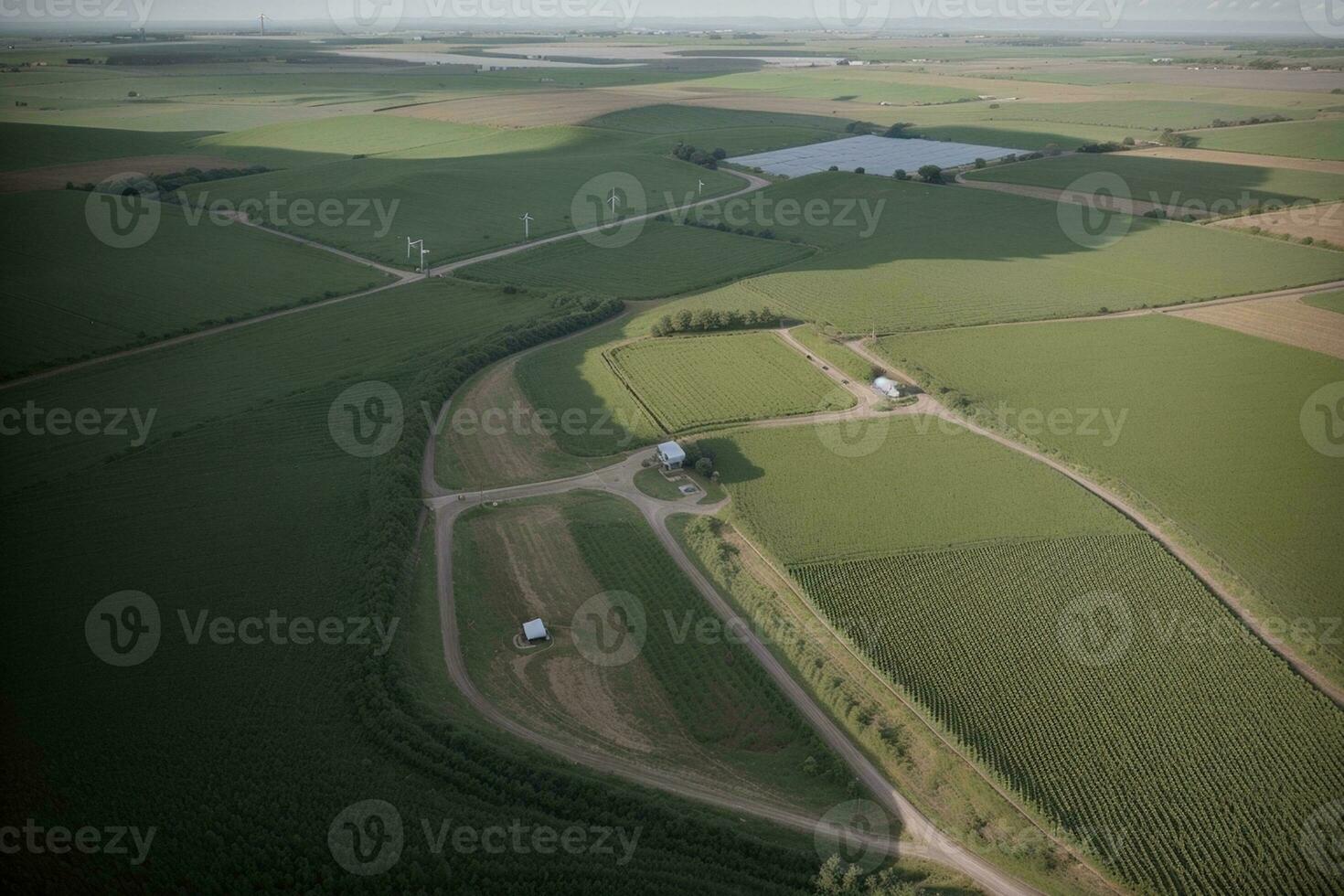 verde poder aprovechando renovable energía en naturaleza. ai generado. foto