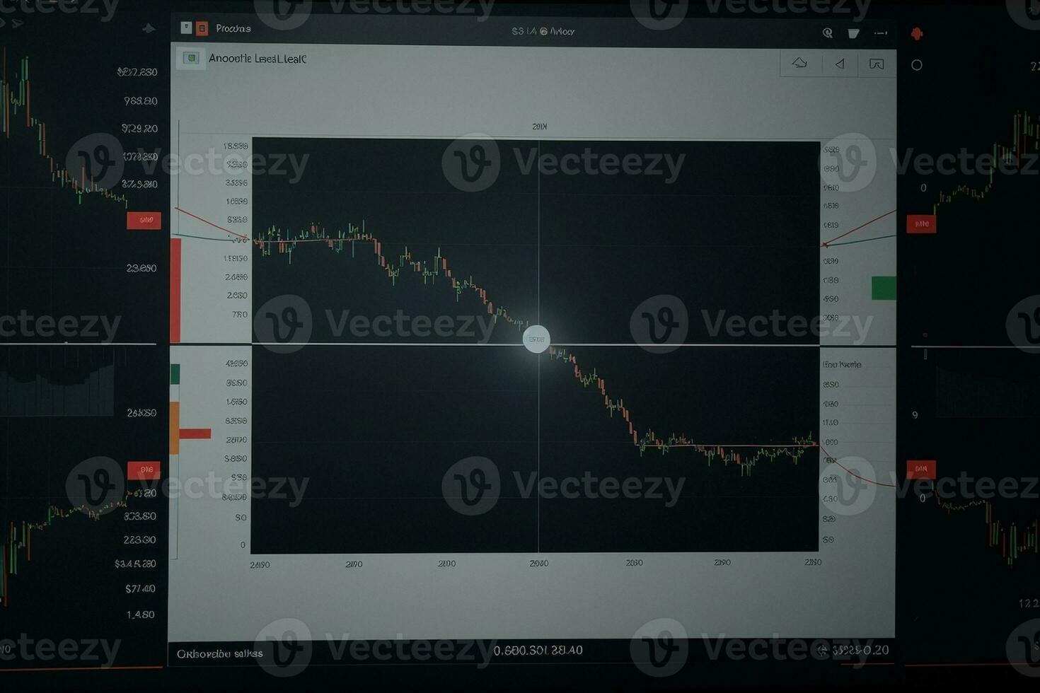 Visualizing Financial Performance Return Profit Gain and Loss. AI Generated. photo