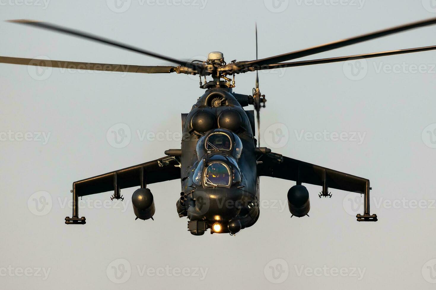 Untitled military helicopter at air base. Air force and army flight transportation. Aviation and rotorcraft. Transport and airlift. Military industry. Fly and flying. photo
