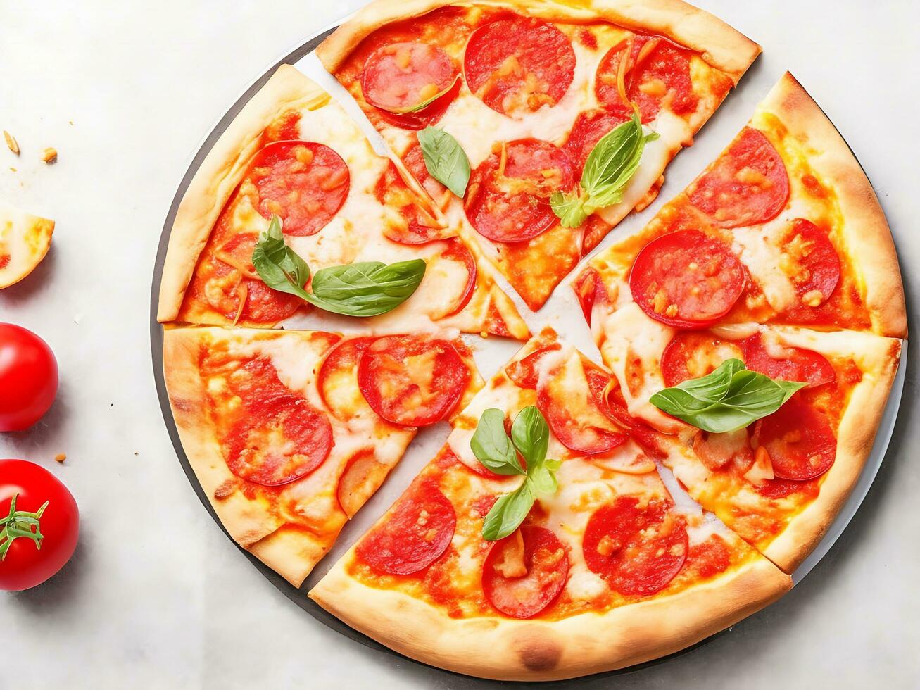 Pizza Ai generated photo