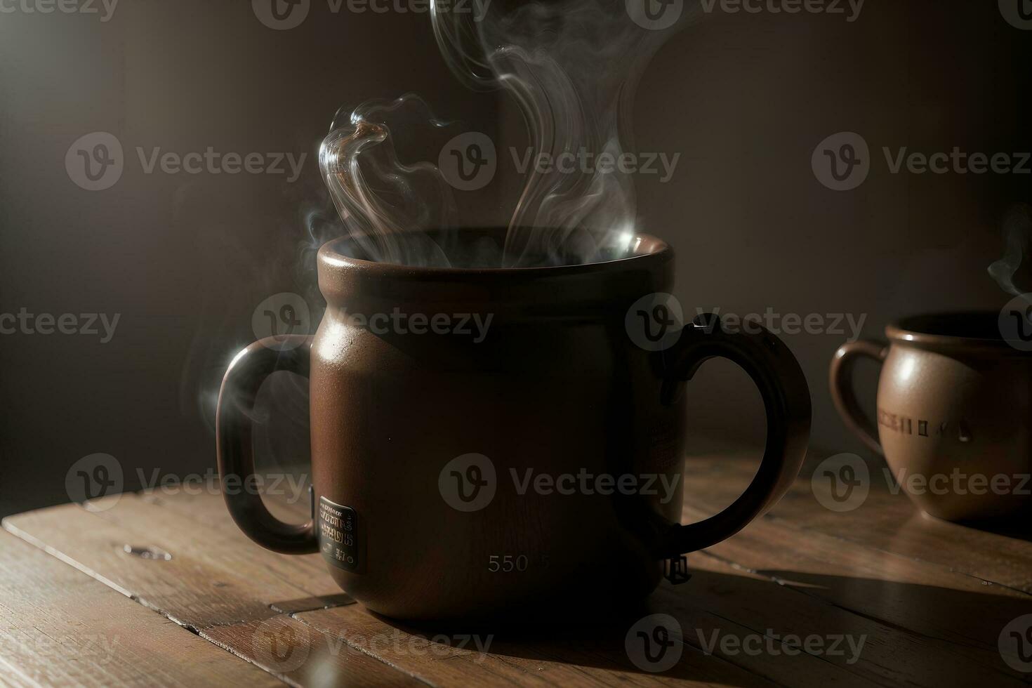Cozy and Inviting A Hot Coffee Mug Delight. AI Generated. photo
