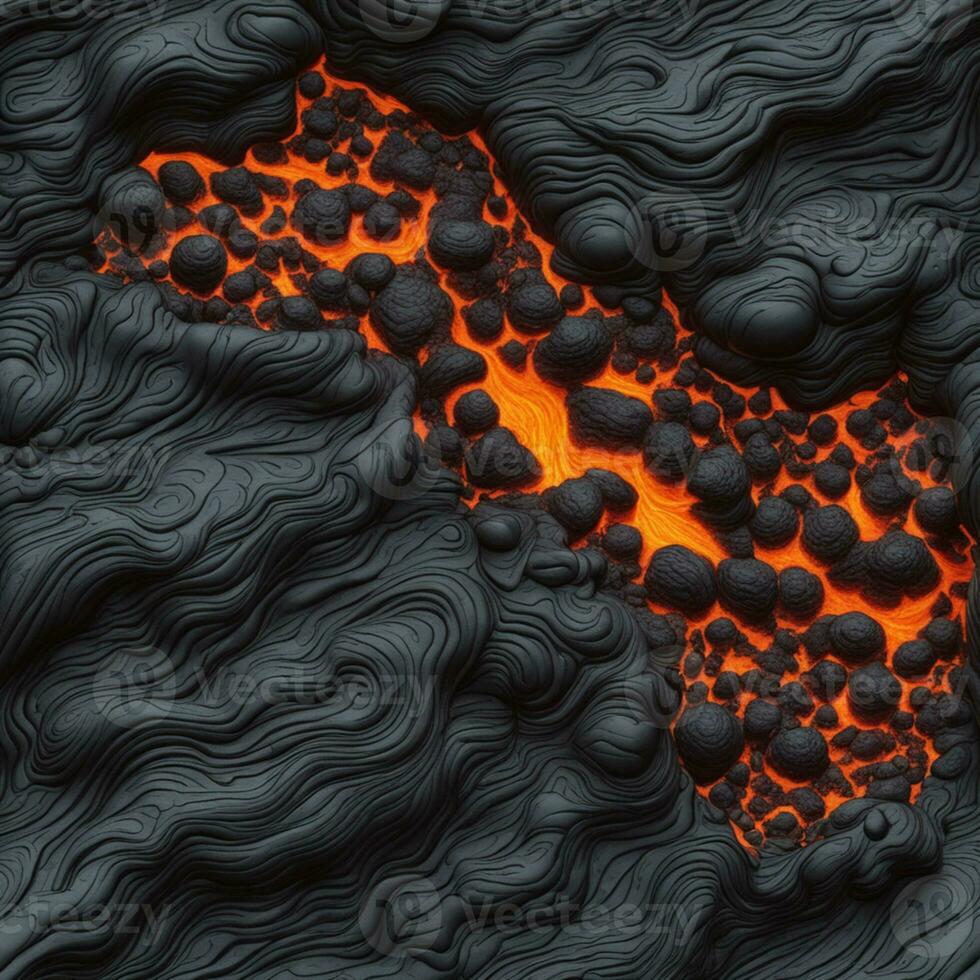 Ai generated content. Inferno Unleashed The Fiery Power of a Volcanic Eruption photo