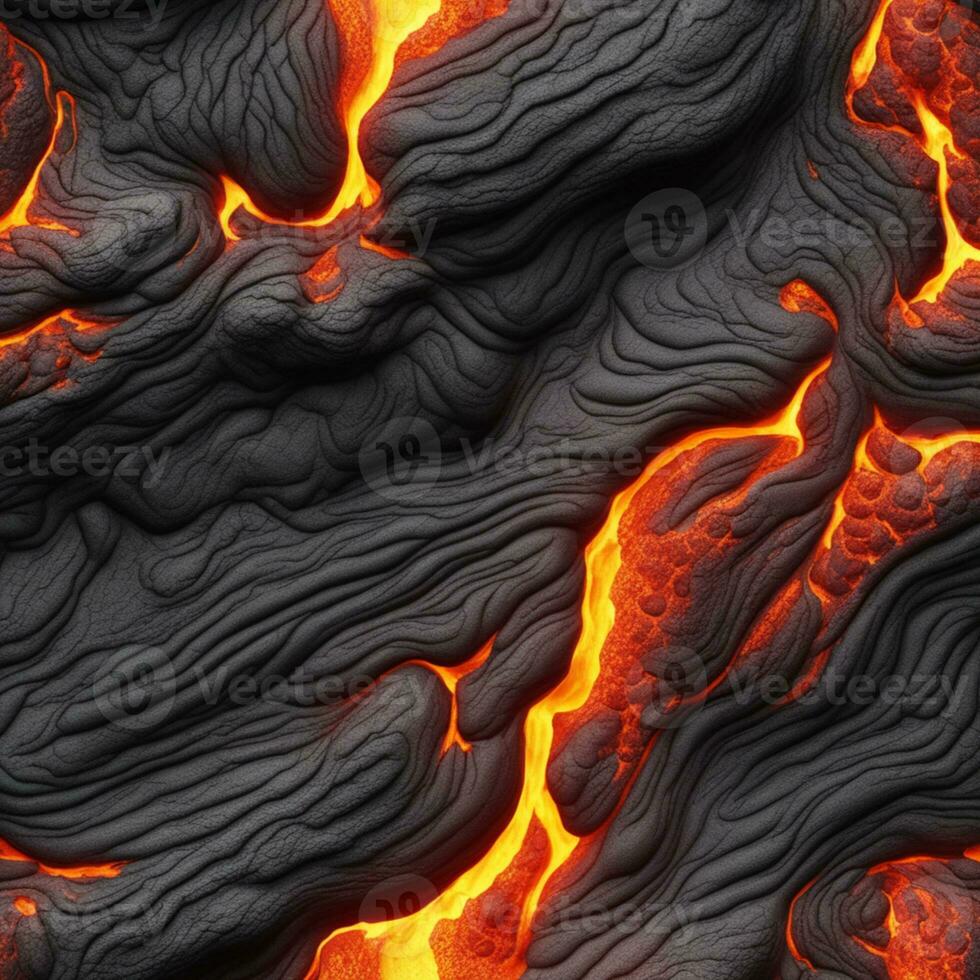 ai generado contenido. infierno soltado el ardiente poder de un volcánico erupción foto