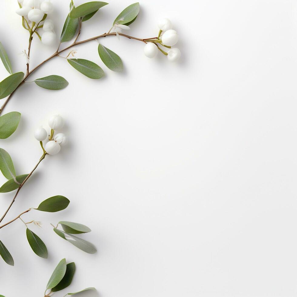 Simple abstract white background, empty surface, space for design. Generative AI photo