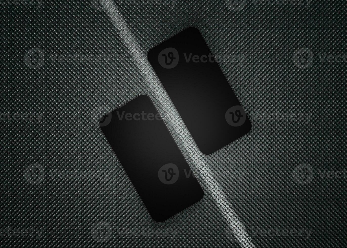 Mobile Phone Mockup Design photo