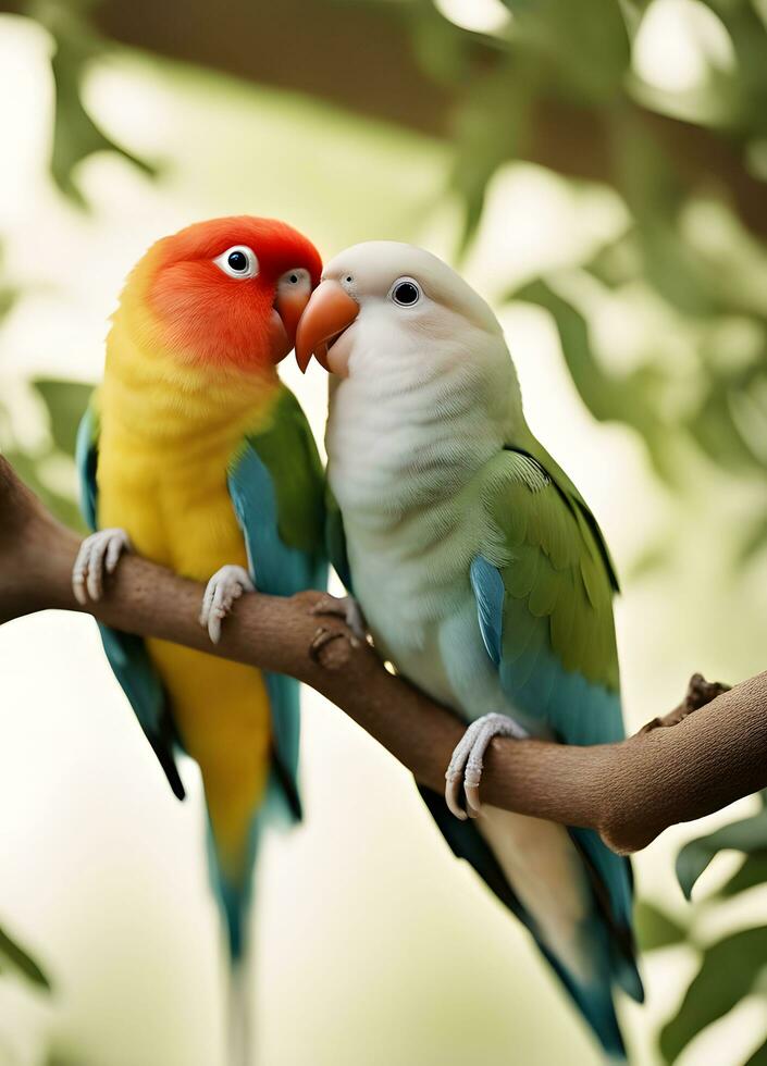 Capturing Love Birds. Heartwarming Photos of Affectionate Avian Couples
