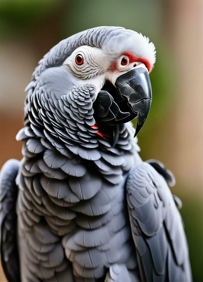 Wings of Africa. Capturing Vibrant Pet Parrots Through the Lens. Ai Generative photo