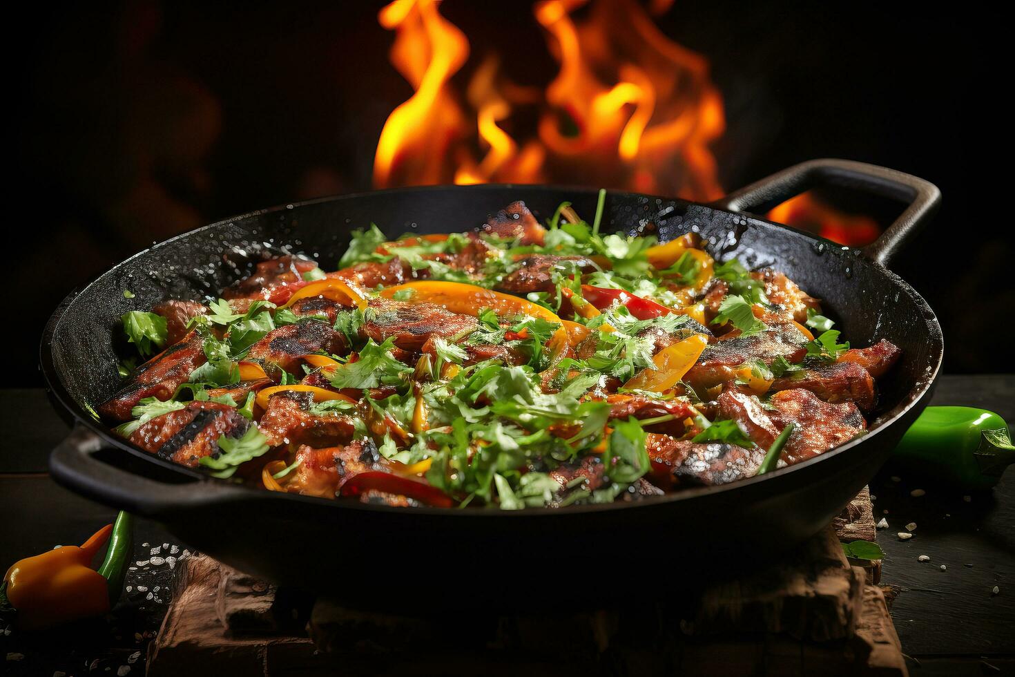 Exploring the Flavors of Authentic Pakistani Cuisine. Biryani, Kofta, Kebab, Lassi, Samosa, Jalebi. Ai Generative photo