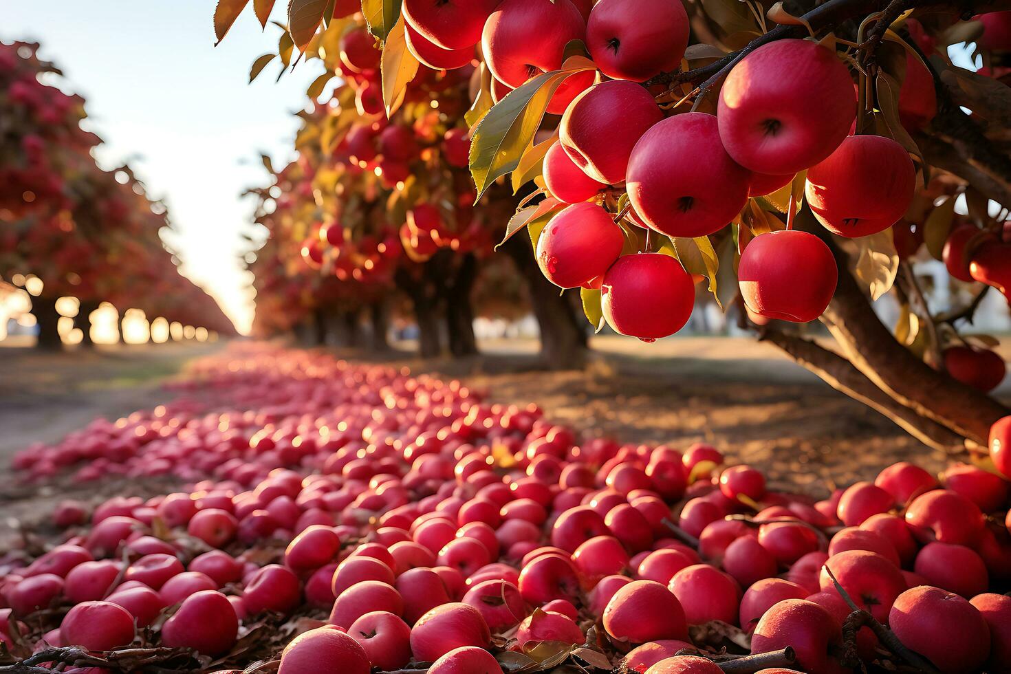 Mastering Apple Marketing Photography. Techniques and Trends. Ai Generative photo