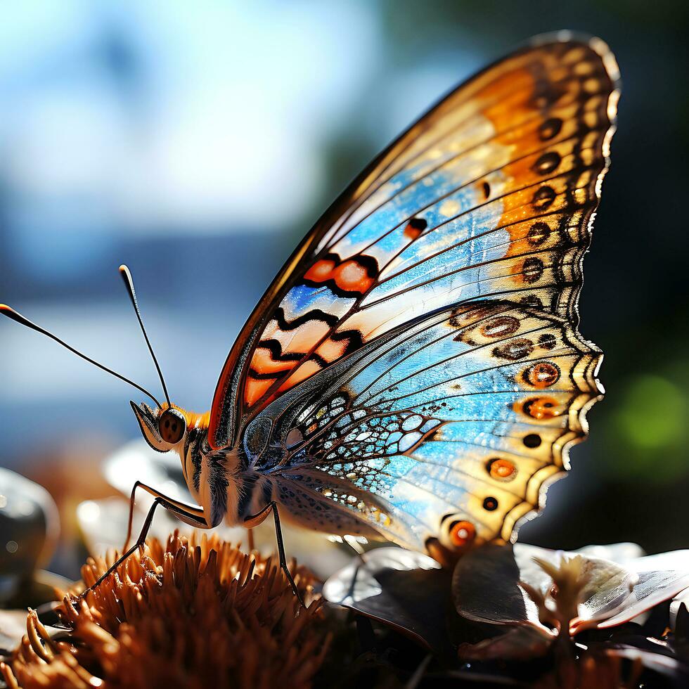 Fluttering Beauty. Elevating Your Brand with Butterfly Photography. AI Generative photo