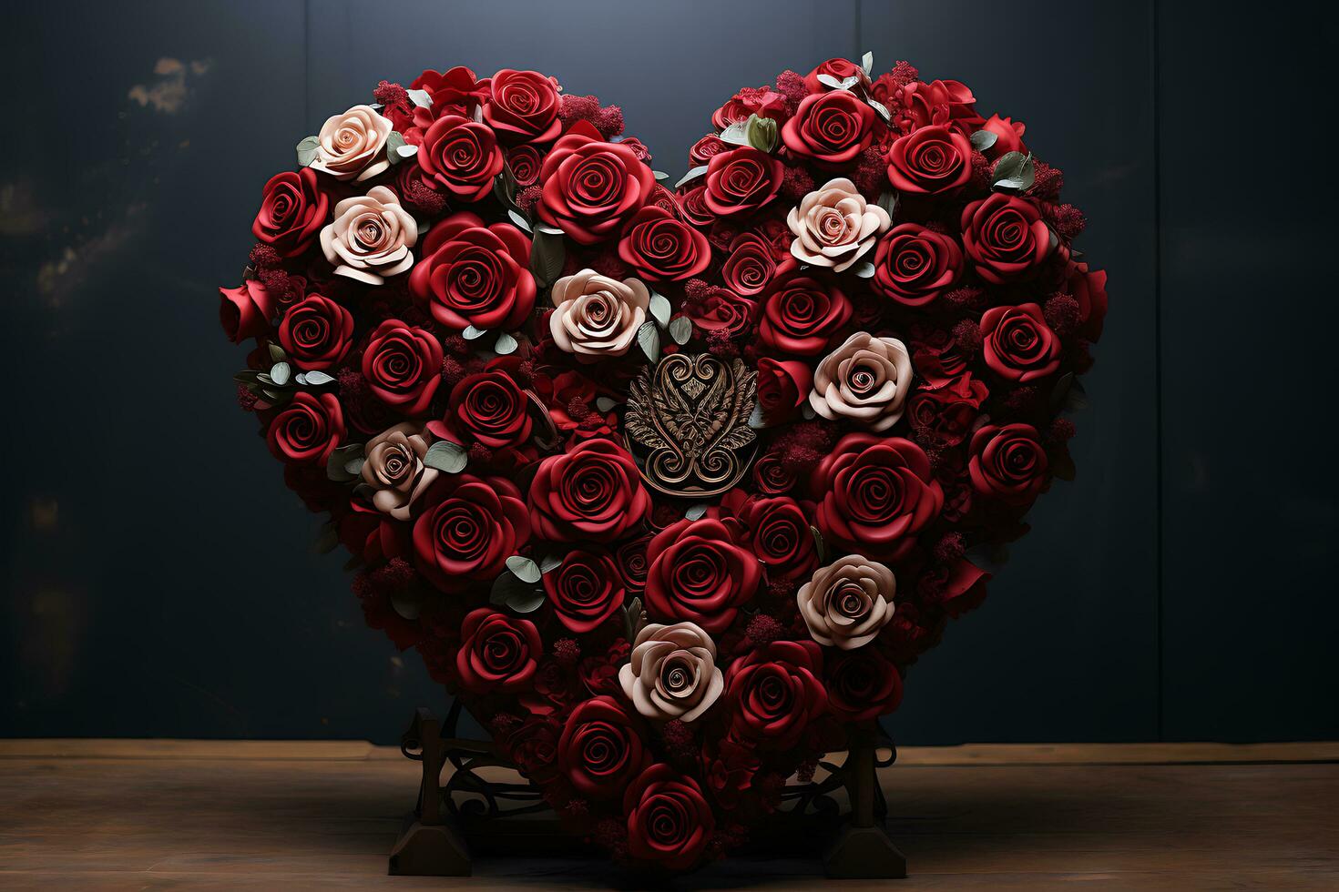 Celebrating ValentinesDay Bliss  with Endless Romance, Joy, and Affection. AI Generative photo
