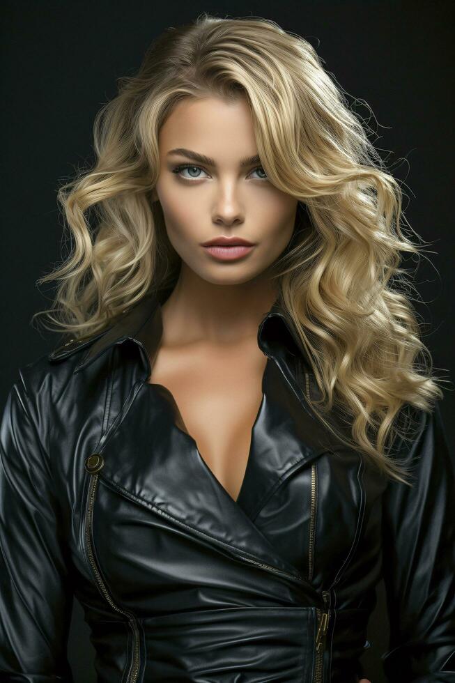 Portrait Of Most Beautiful Woman Professional Fashion Model Posing For Modern Magazine Portrait Of Most Beautiful Woman Professional Fashion Model Posing For Modern Magazine