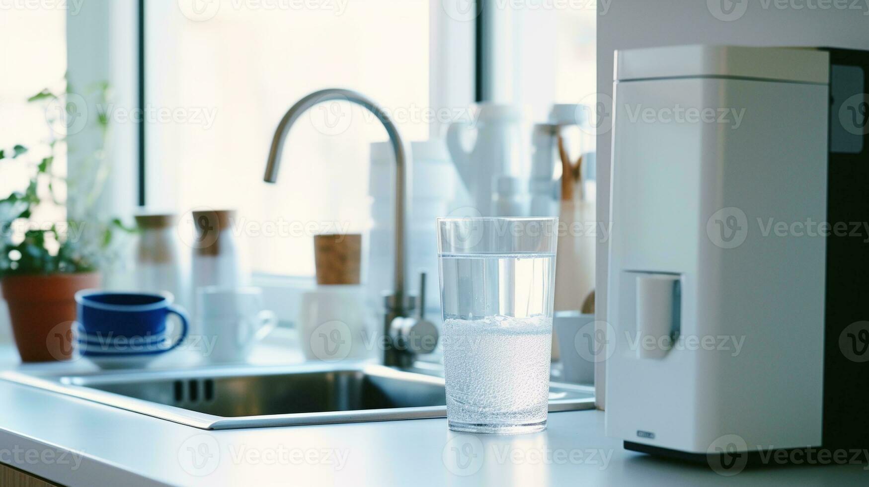 Tabletop Water Filter Clean Drinking Water at Your Kitchen Table photo