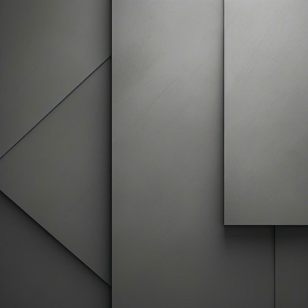 Simple abstract gray background, empty space for design. Generative AI photo