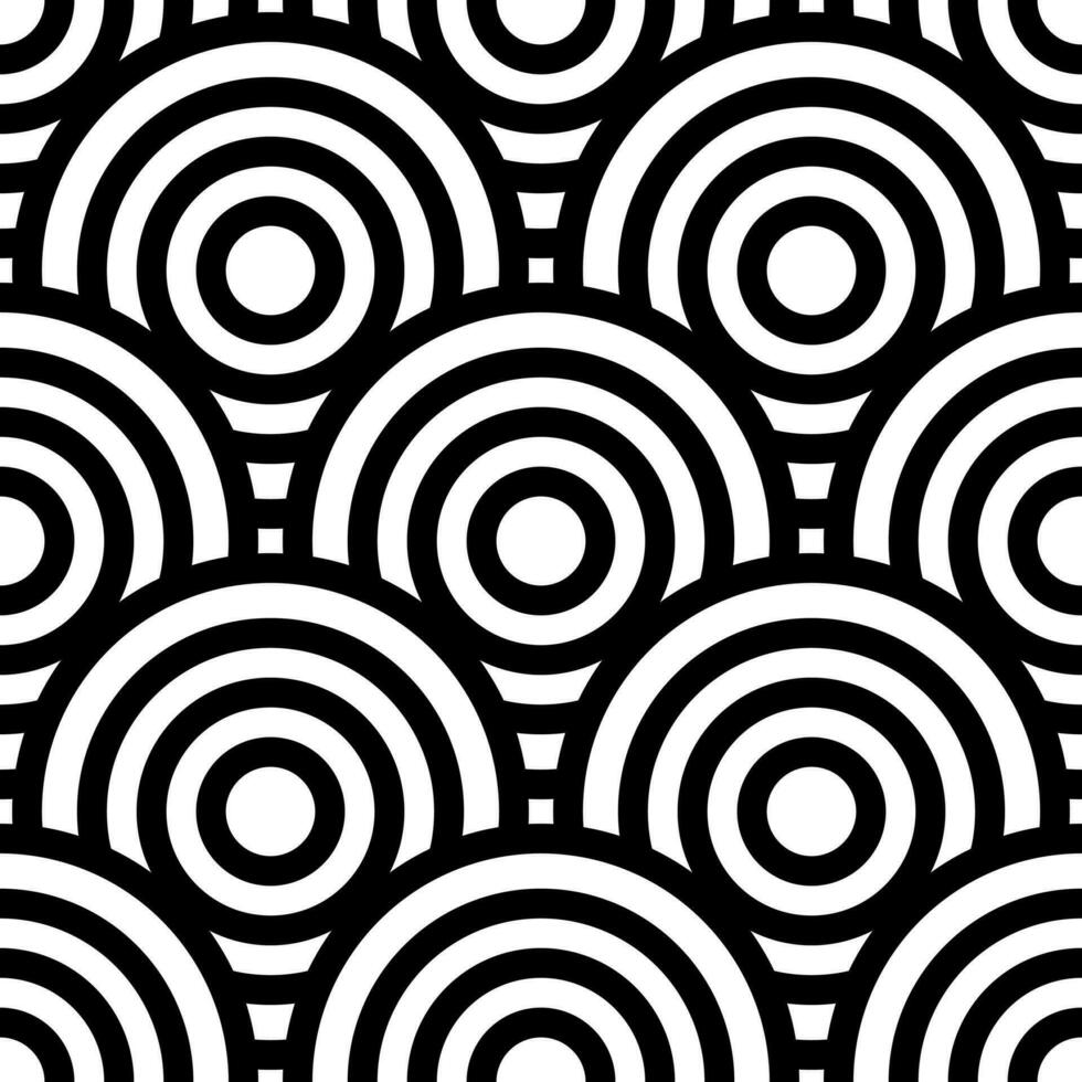seamless geometric circles, pattern abstract background, circular background, weave circle, vector illustration