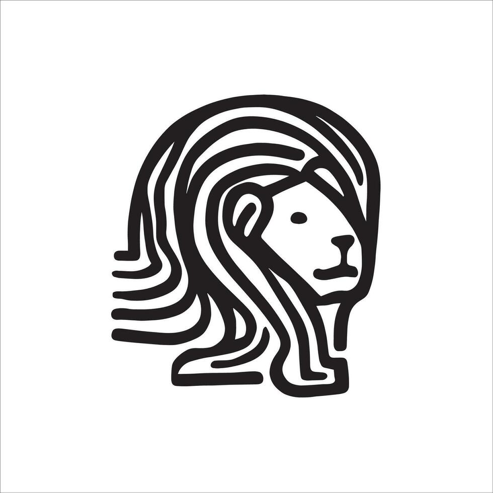 Courageous and regal, this lion doodle captures the essence of Leo. With its majestic presence it embodies strength and leadership. Vector black and white illustration of leo star sign.