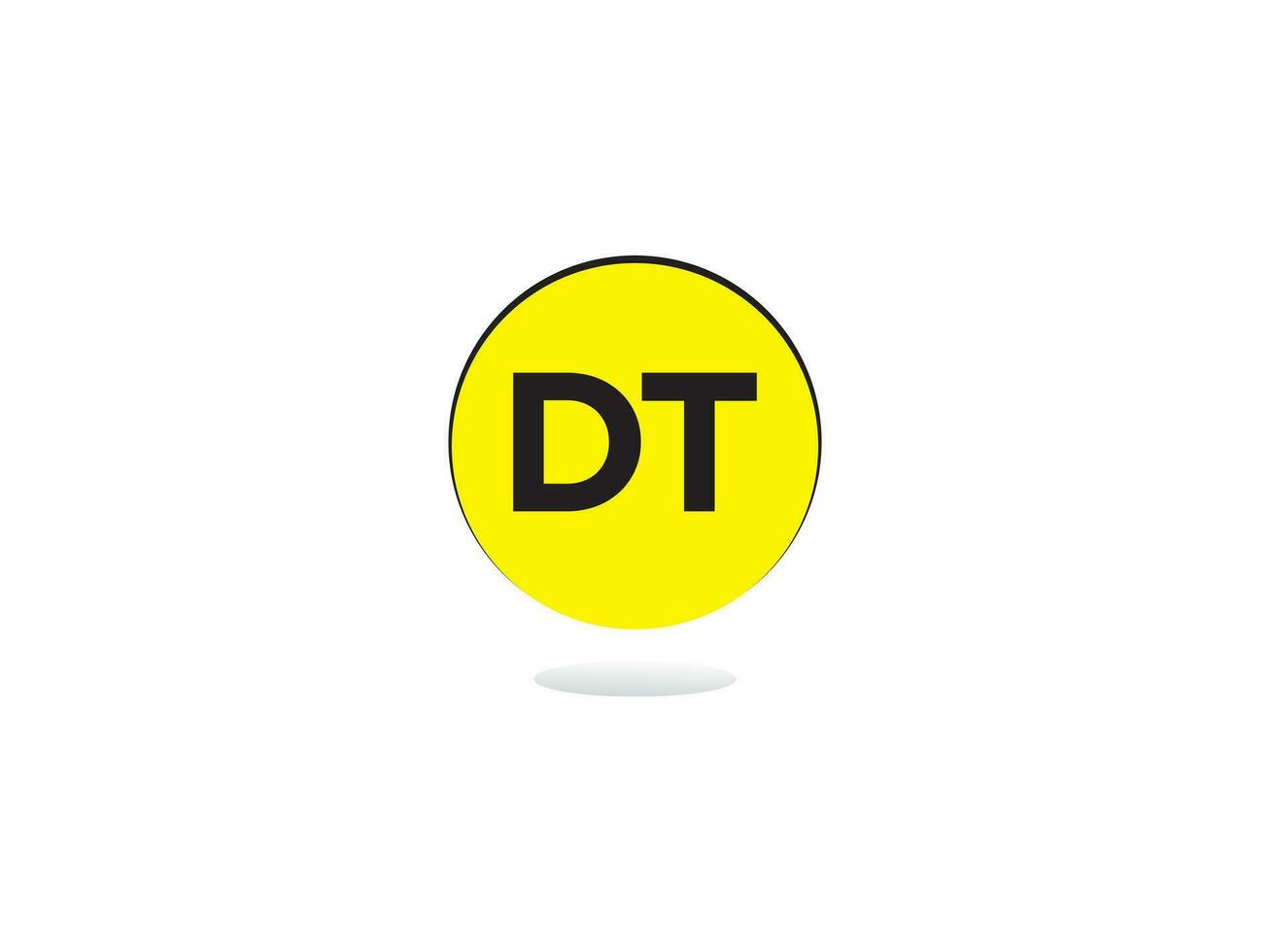 Creative Dt td Logo Letter Vector Icon For Shop