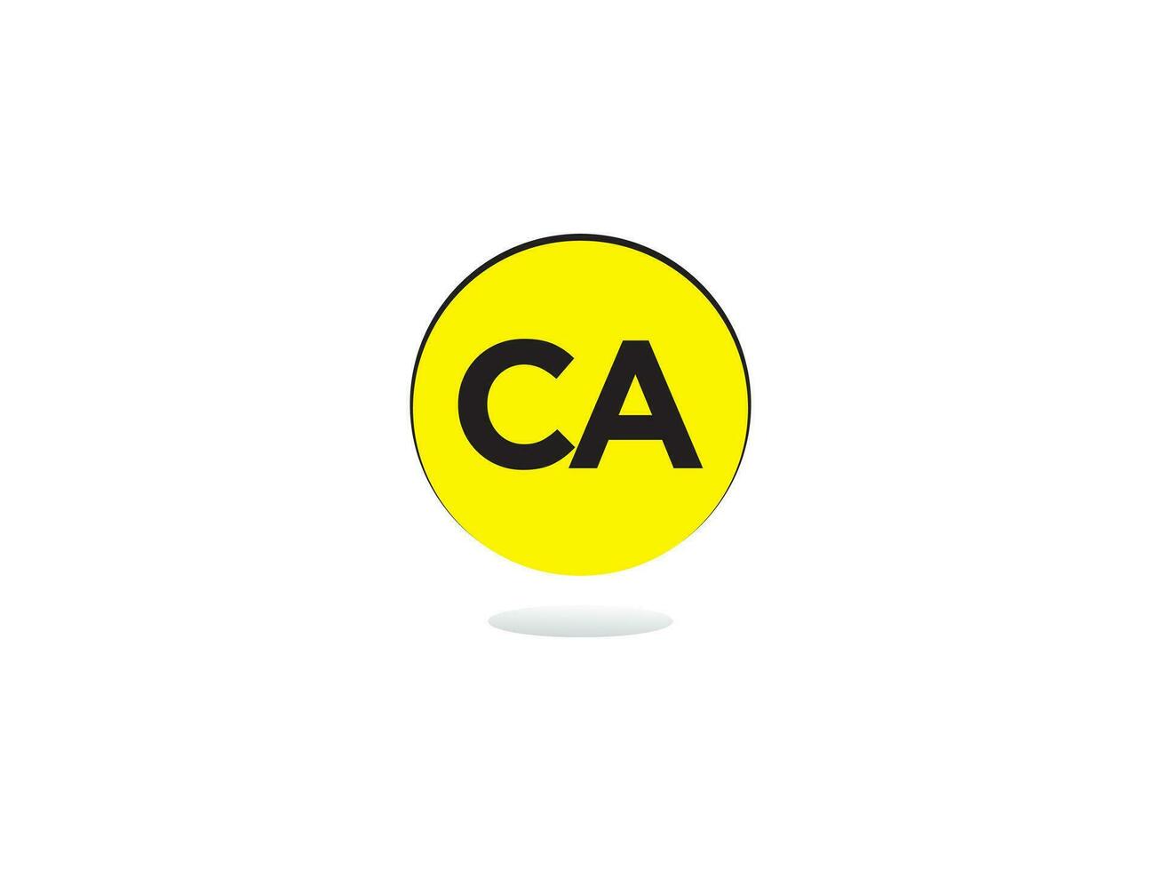 único California logo icono, creativo California letra logo vector