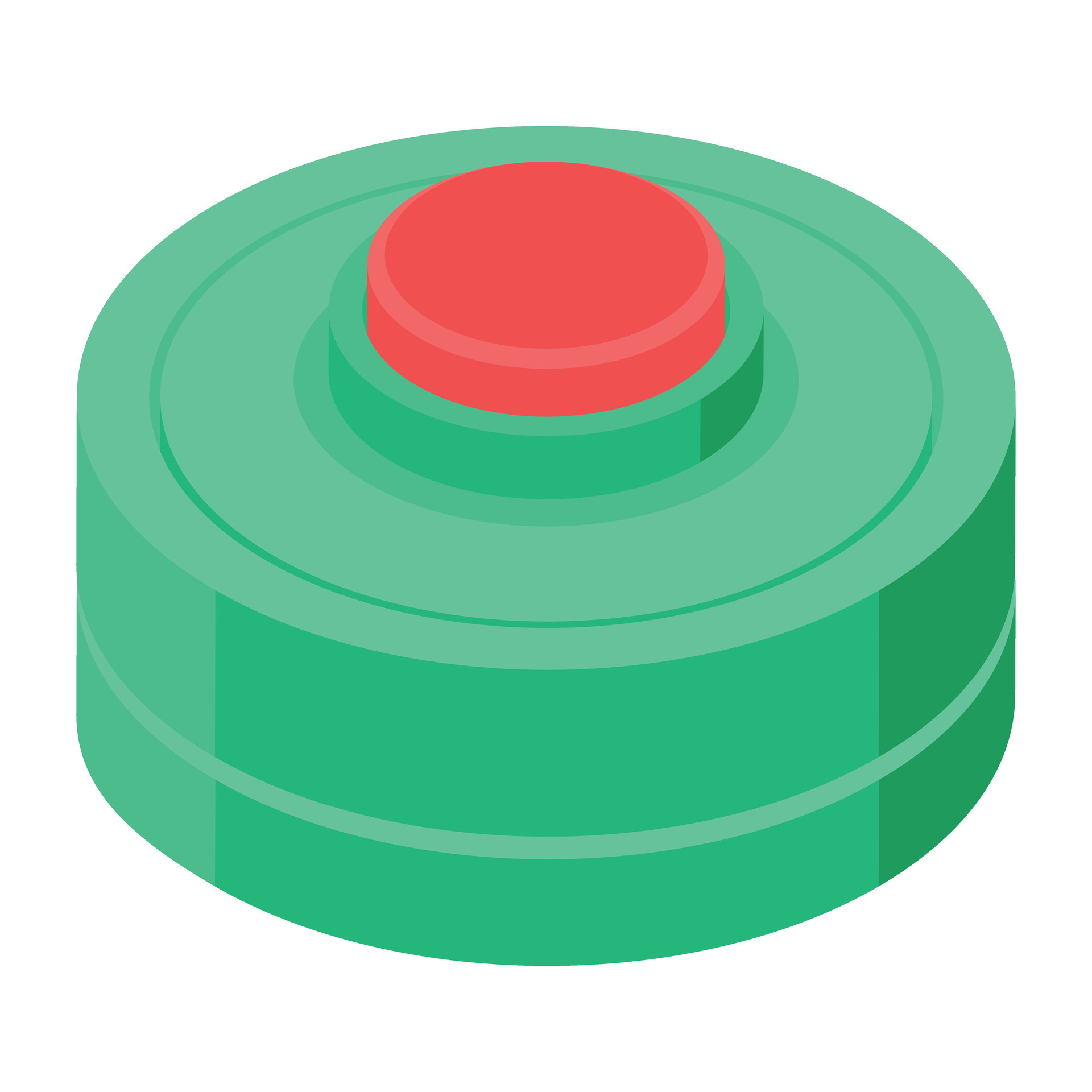 An isometric icon showing buzzer button 31727361 Vector Art at Vecteezy