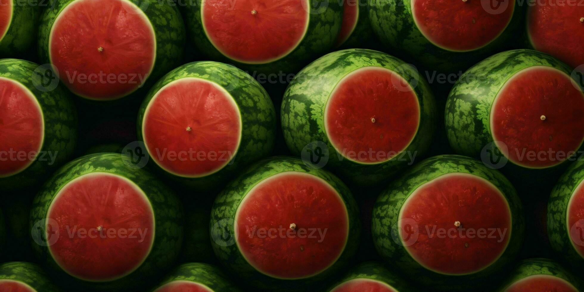 Sliced Watermelons Background. Heap of Watermelons. Generative AI photo