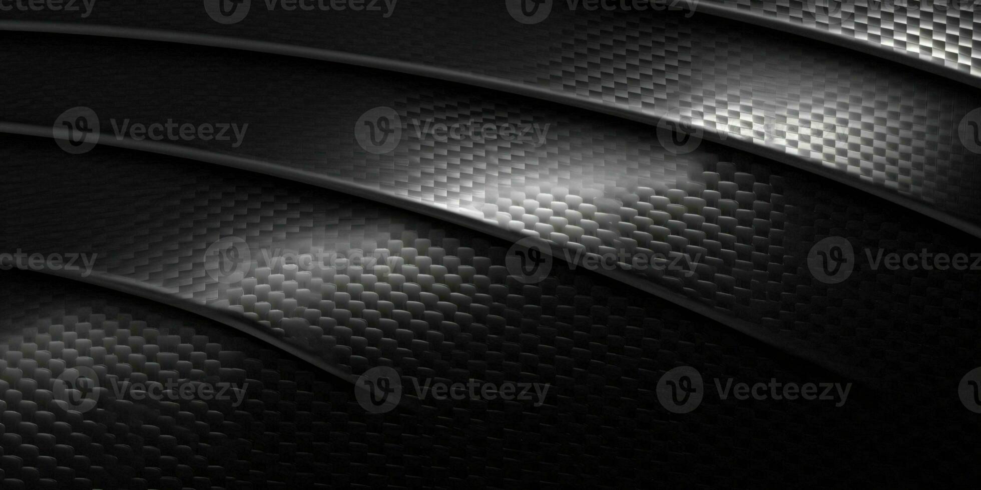 Carbon Fiber Texture Background. Black Rubber Texture Background. Generative AI photo