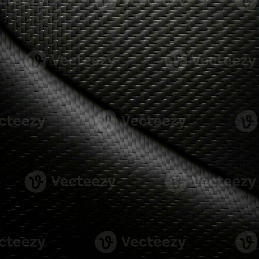 Carbon Fiber Texture Background. Black Rubber Texture Background. Generative AI photo