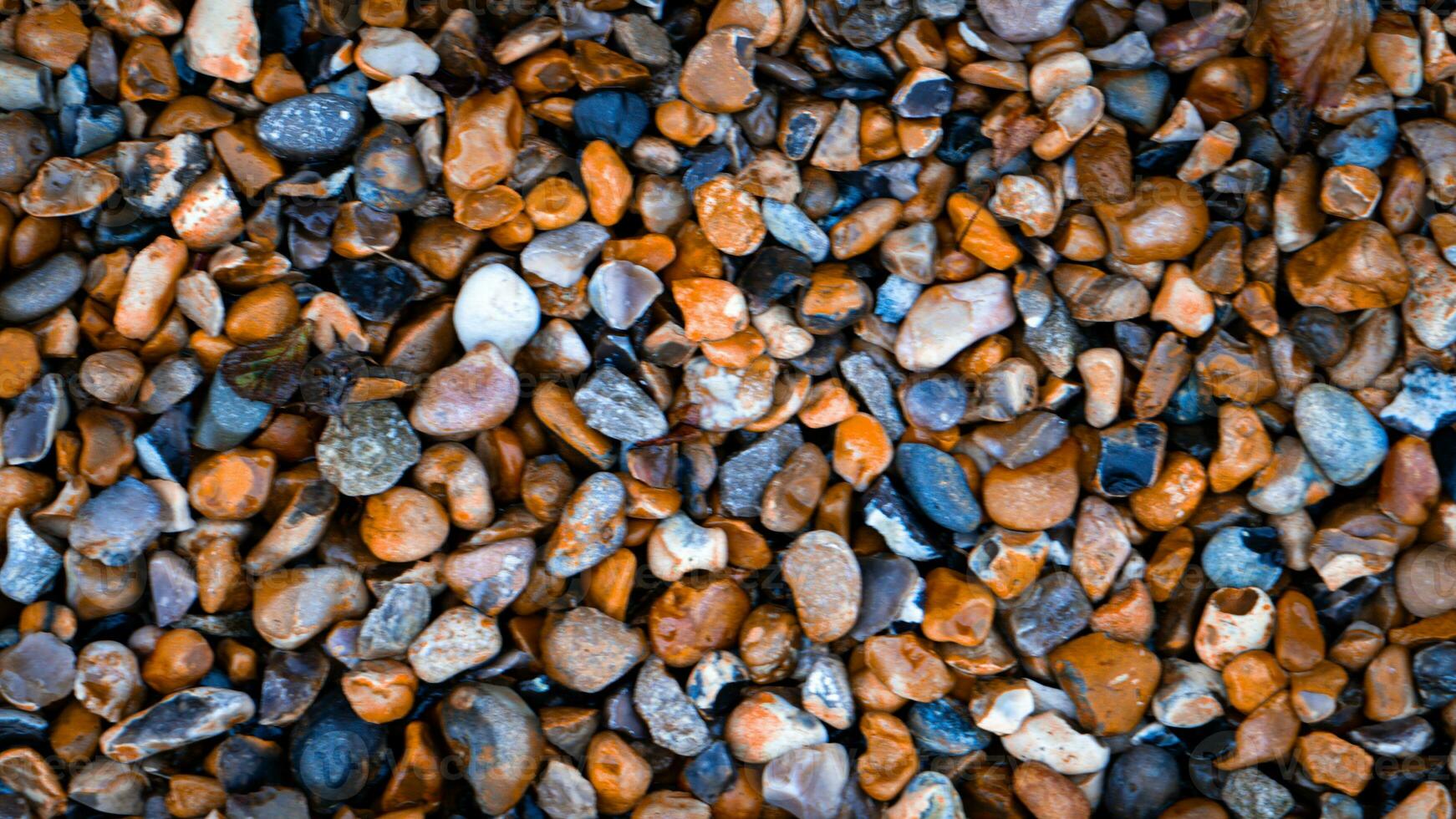 Gritty Texture of Gravel and Stones photo