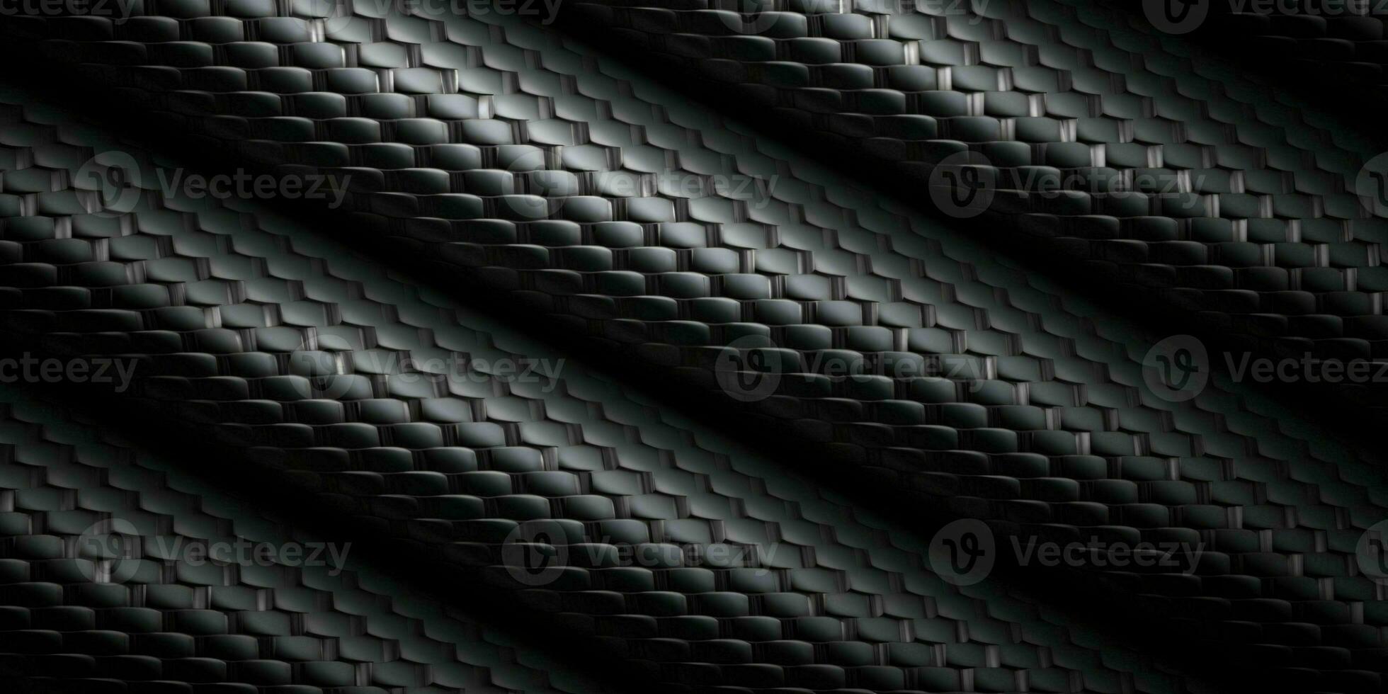 Carbon Fiber Texture Background. Black Rubber Texture Background. Generative AI photo