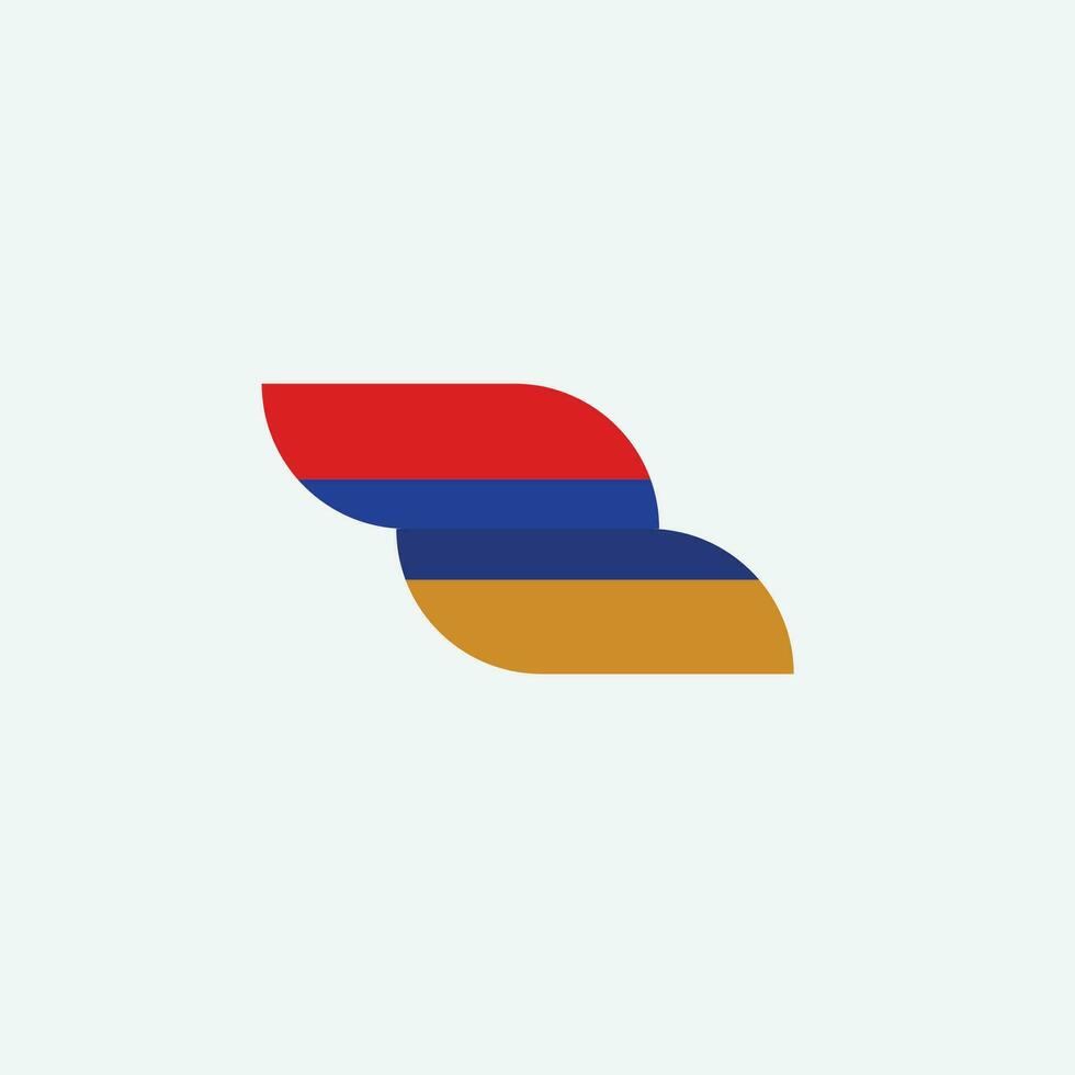 Armenia flag icon vector