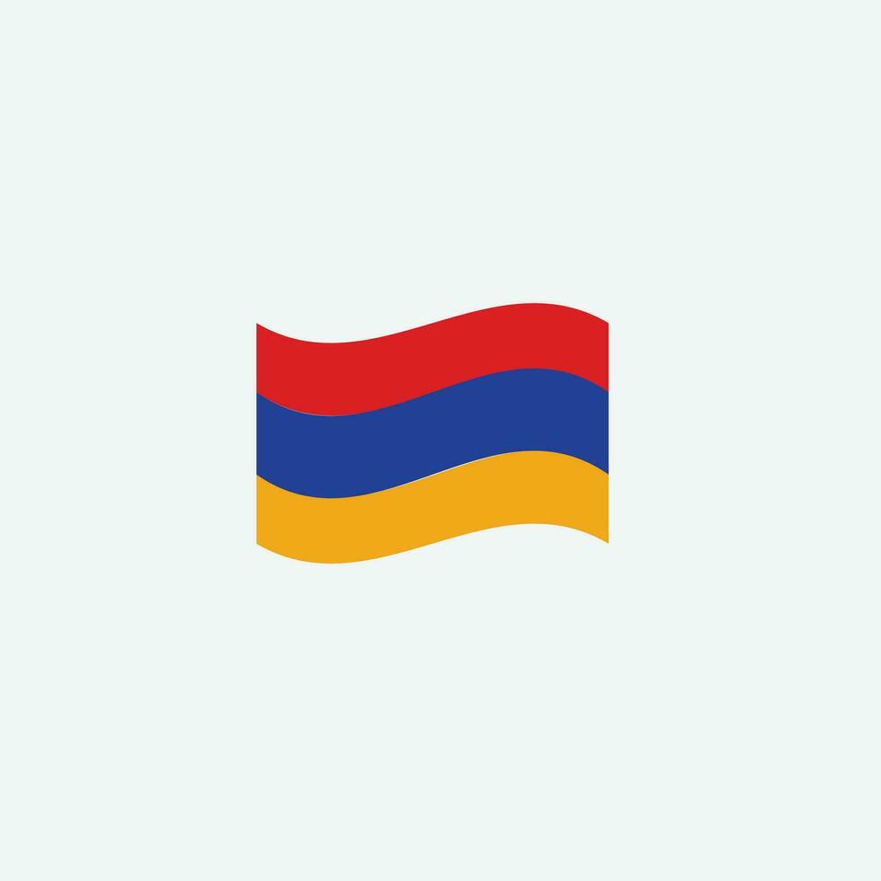 Armenia flag icon vector