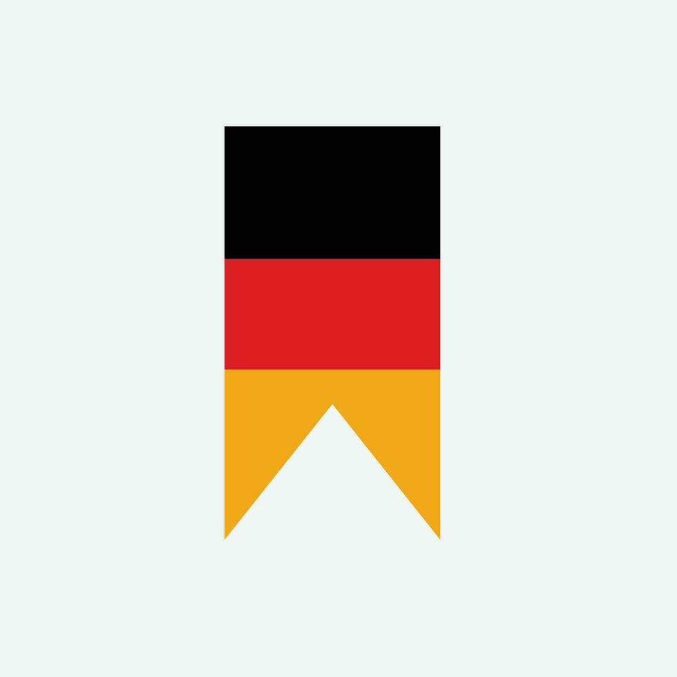Germany flag icon vector
