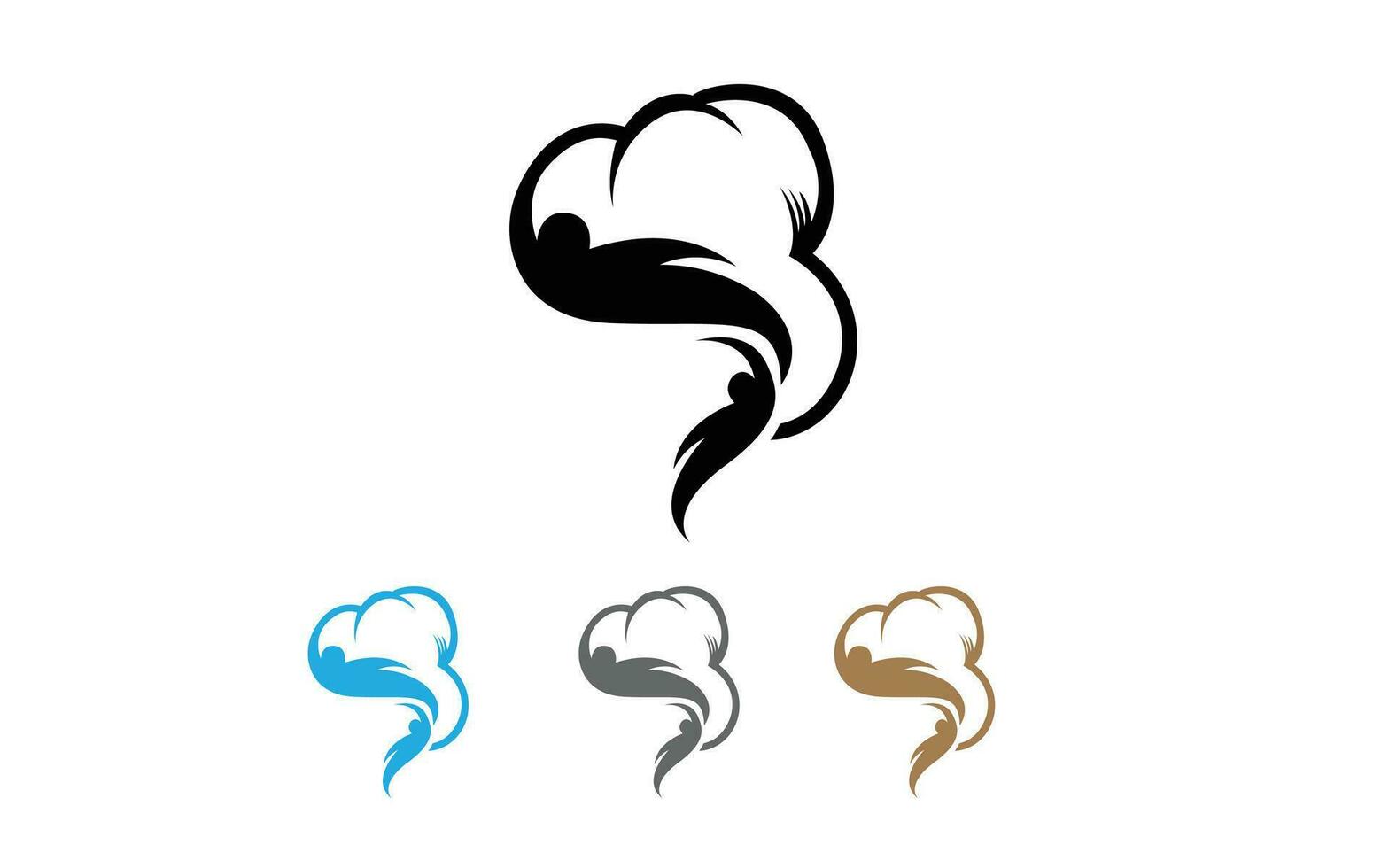 tornado icono logo diseño gratis vector