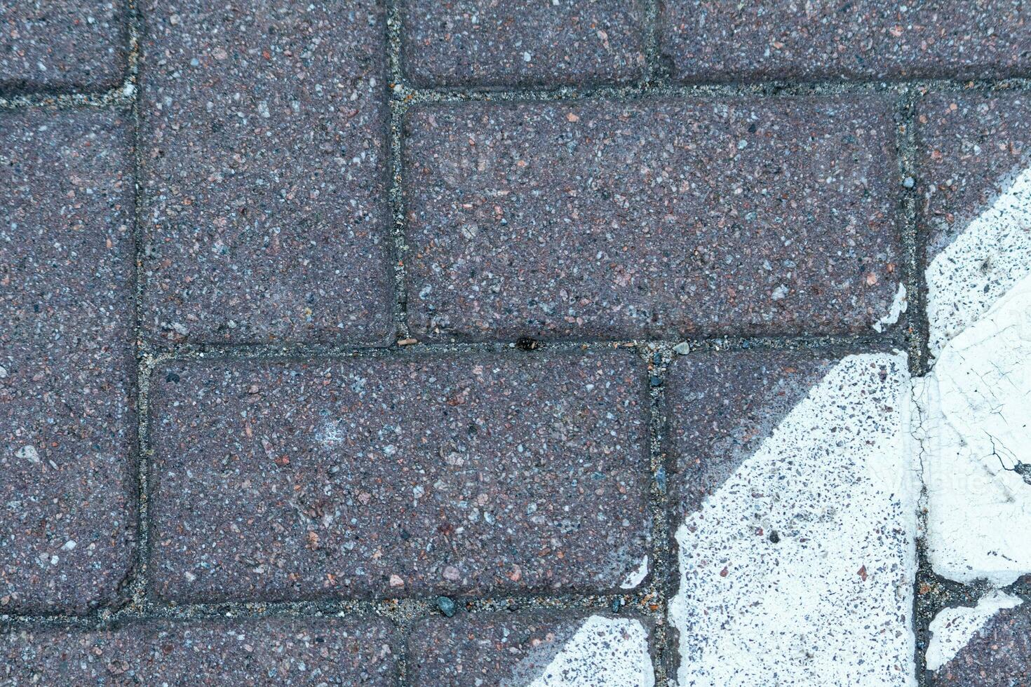 Texture background of bricks with lines photo