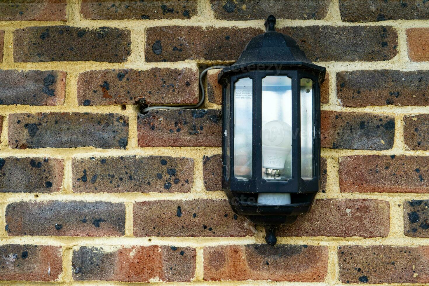 texture background of red brick wall photo