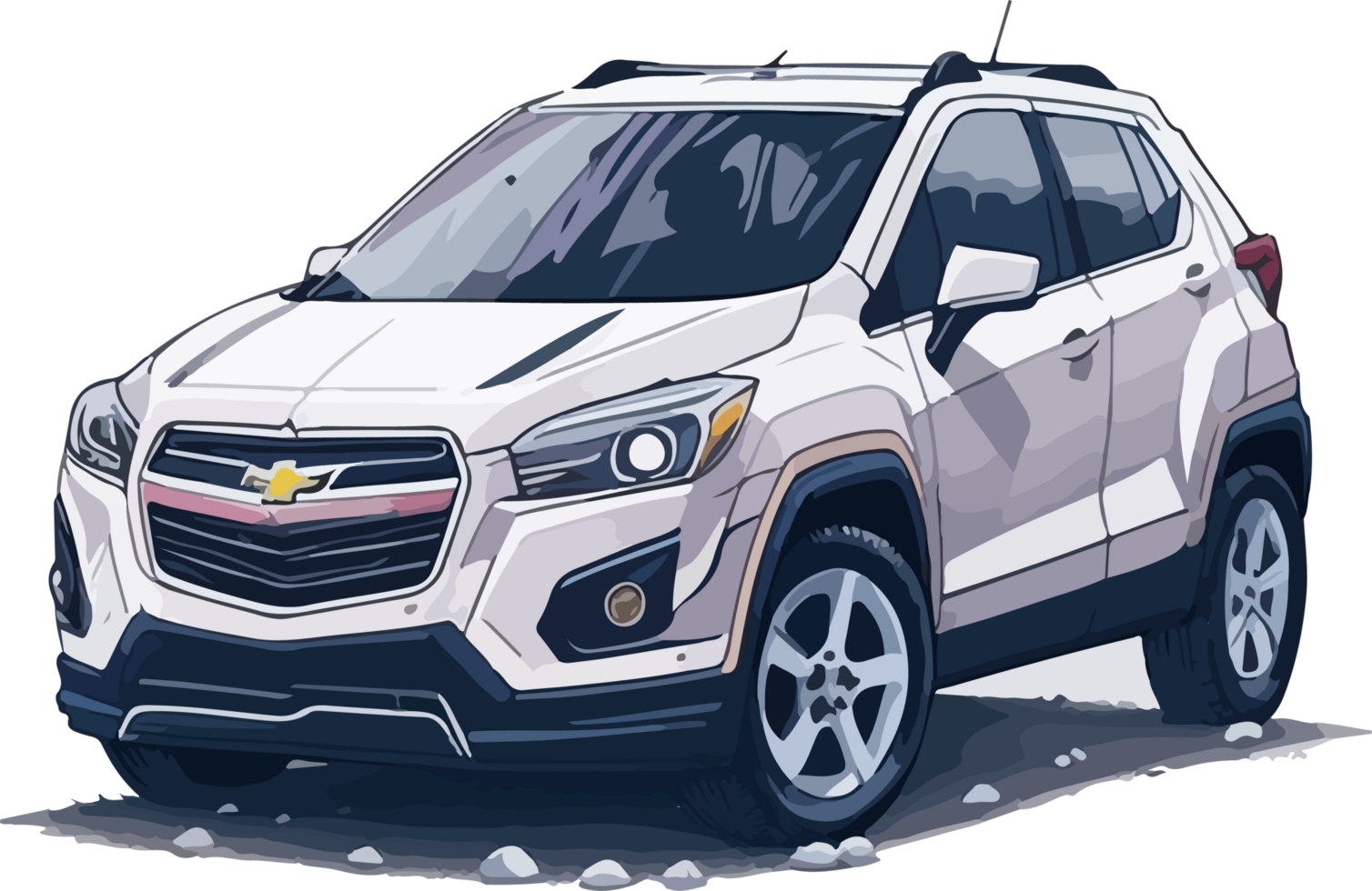 Sporty SUV Car Clipart AI Generative png