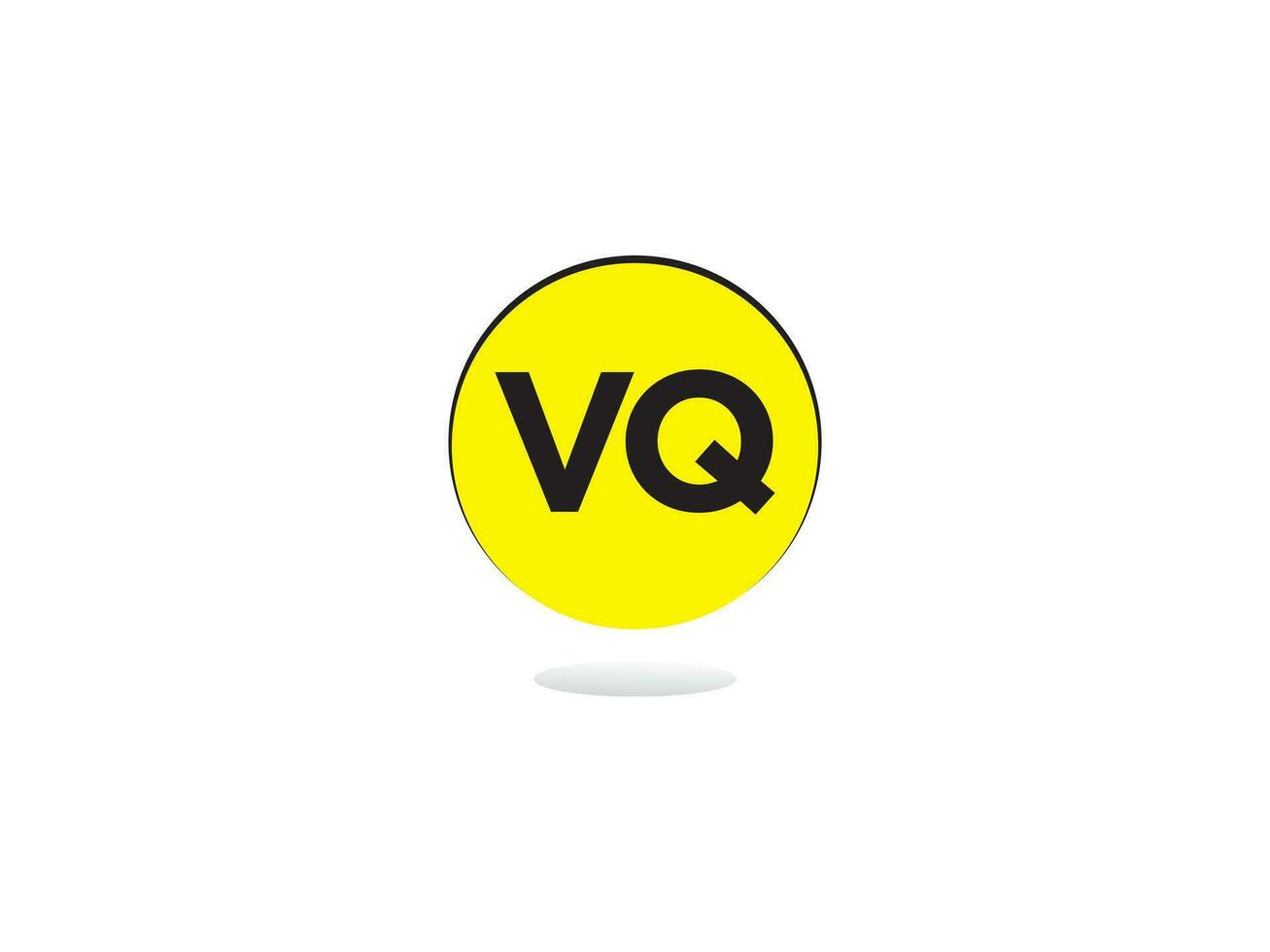 monograma vq negocio logo icono, inicial vq qv logo letra vector para usted