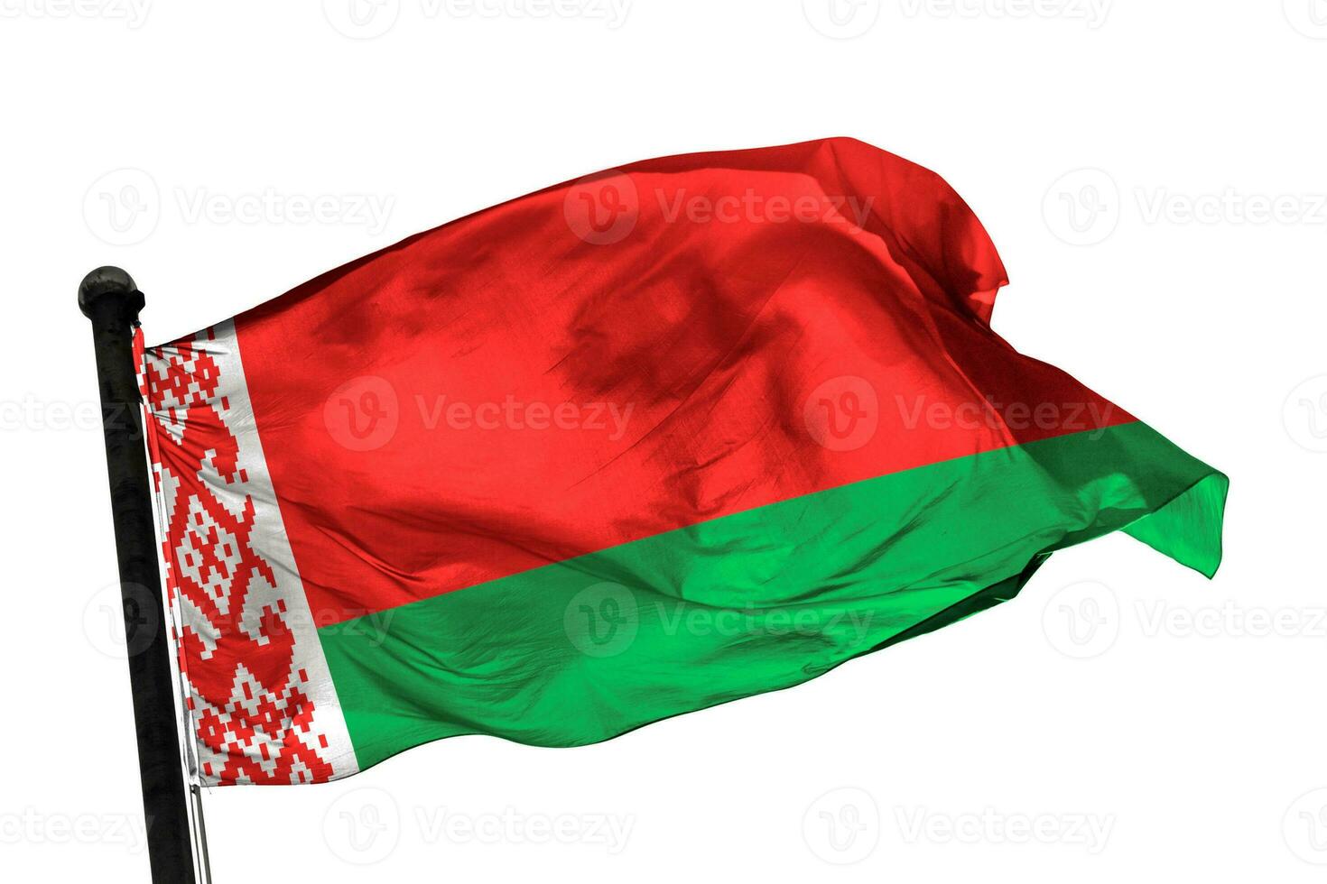 Belarus flag on a white background. - image. photo