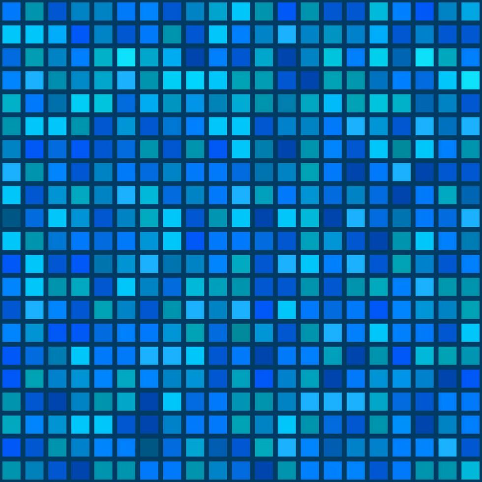 Abstract blue geometric seamless background. Vector pattern