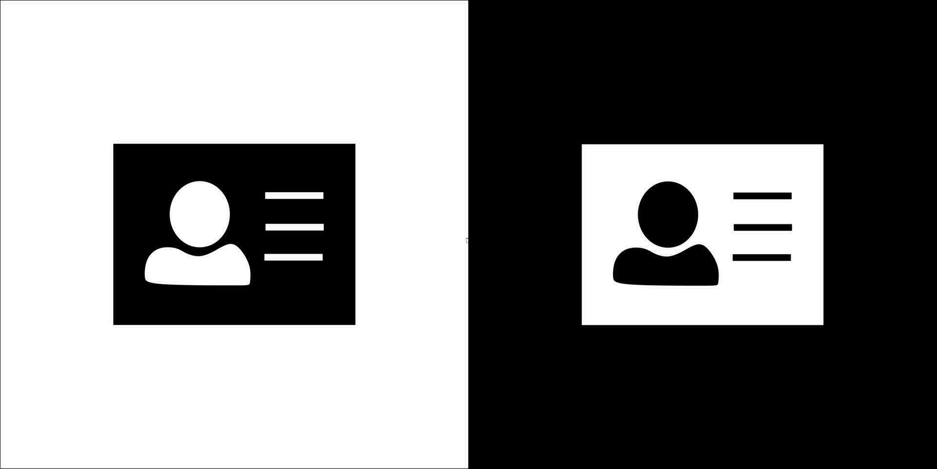 address card icon design vector