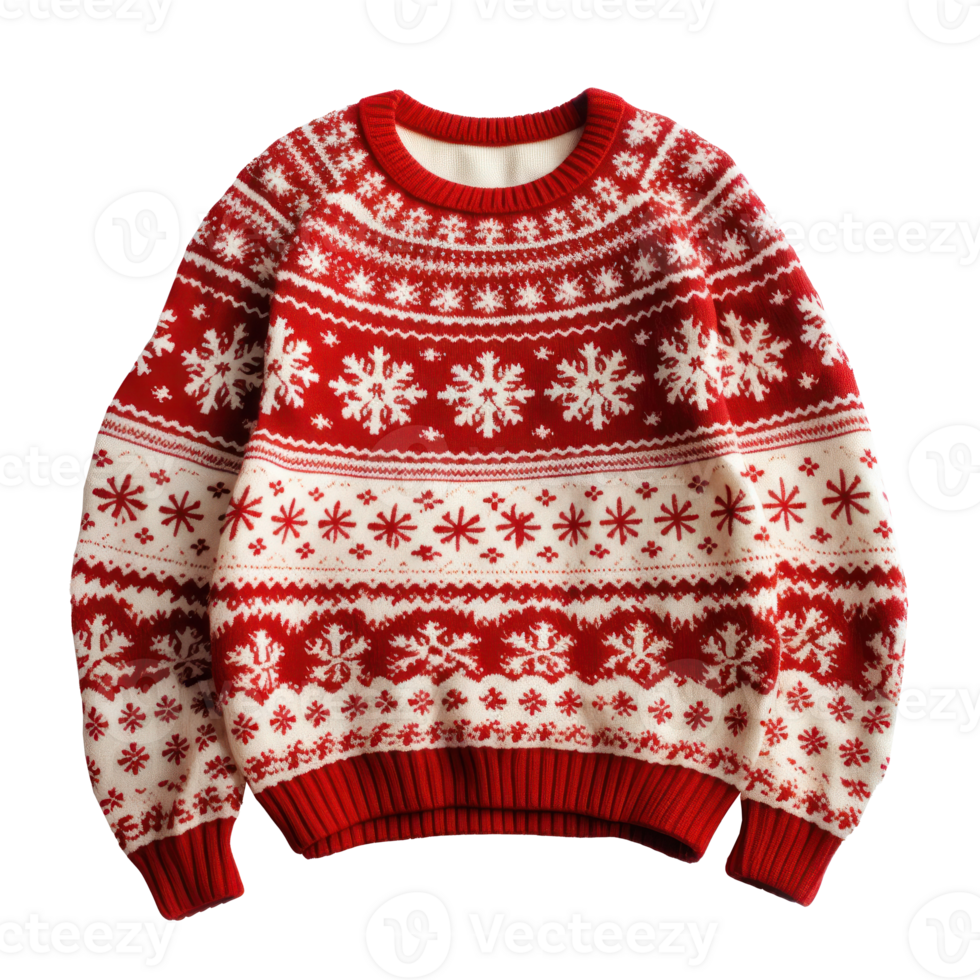 Natale divertente maglione isolato png