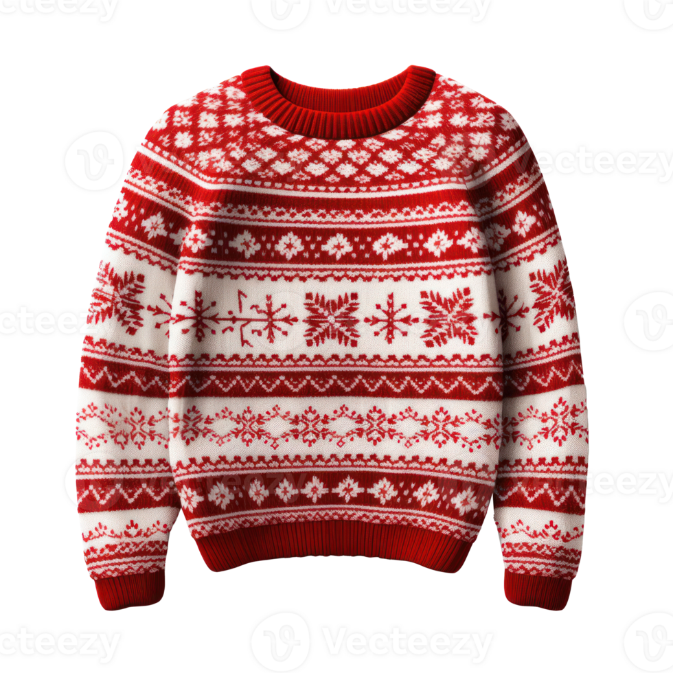 christmas funny sweater isolated png