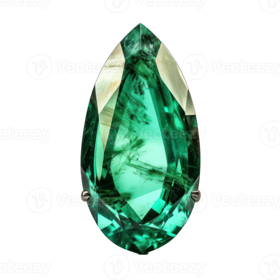 3d emerald stone isolated png