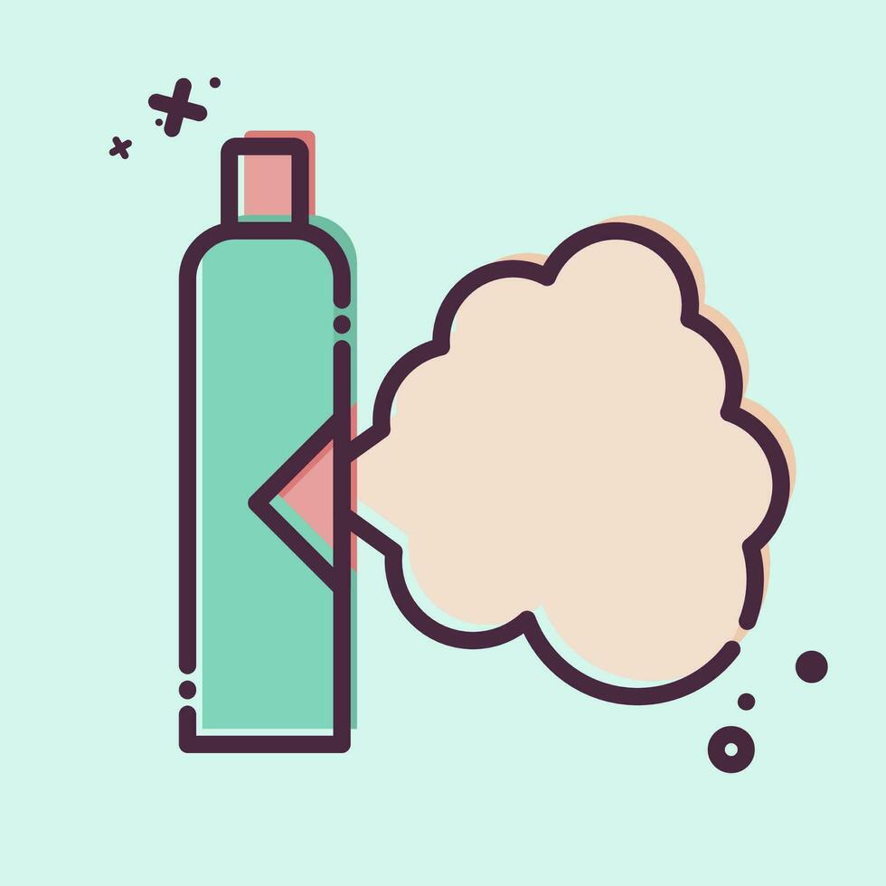 Icon Gas. related to Poison symbol. MBE style. simple design editable. simple illustration vector