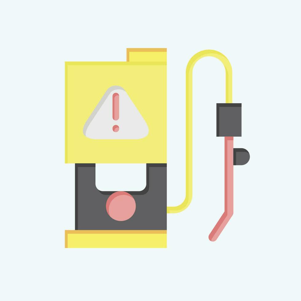 Icon Exterminator. related to Poison symbol. flat style. simple design editable. simple illustration vector