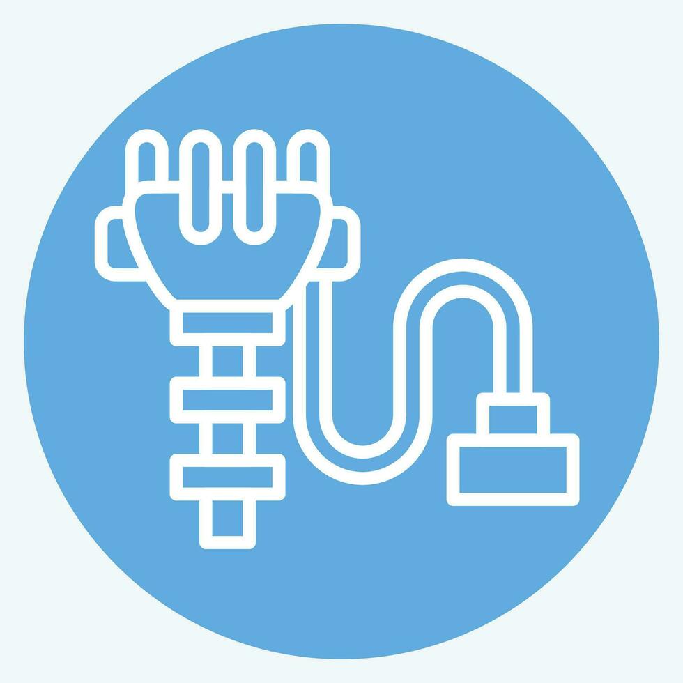 Icon Ignition Cap. related to Car Maintenance symbol. blue eyes style. simple design editable. simple illustration vector