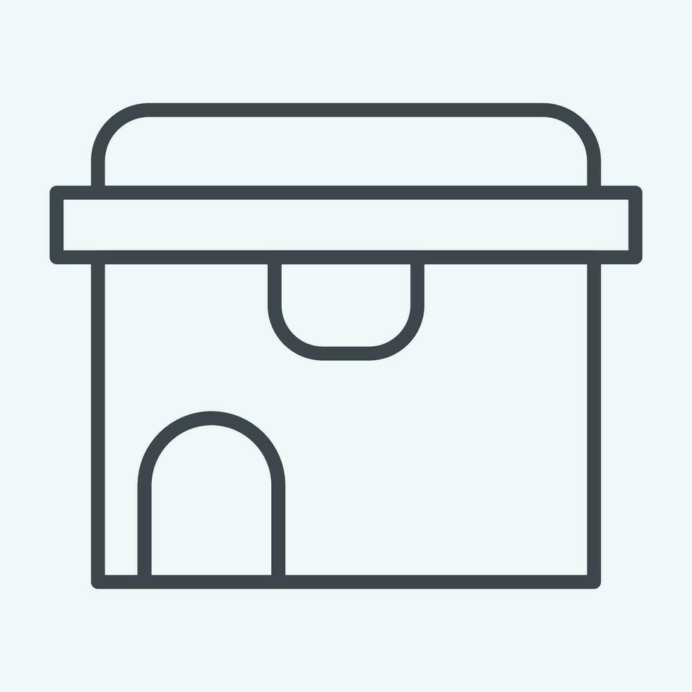 Icon Rodent. related to Poison symbol. line style. simple design editable. simple illustration vector