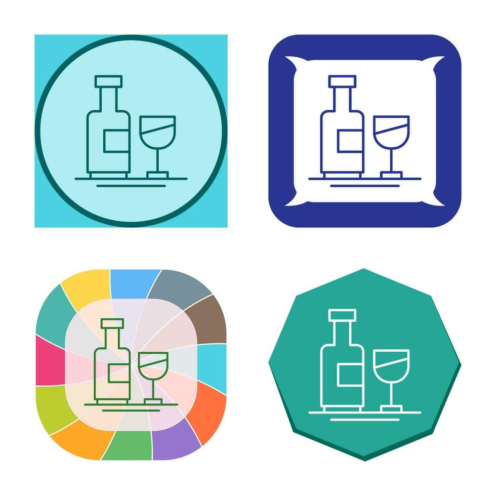 Wine Bottle Vector Icon