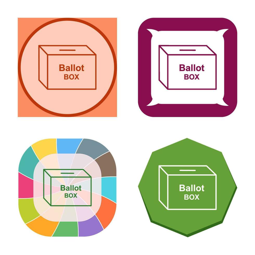 Ballot Box Vector Icon