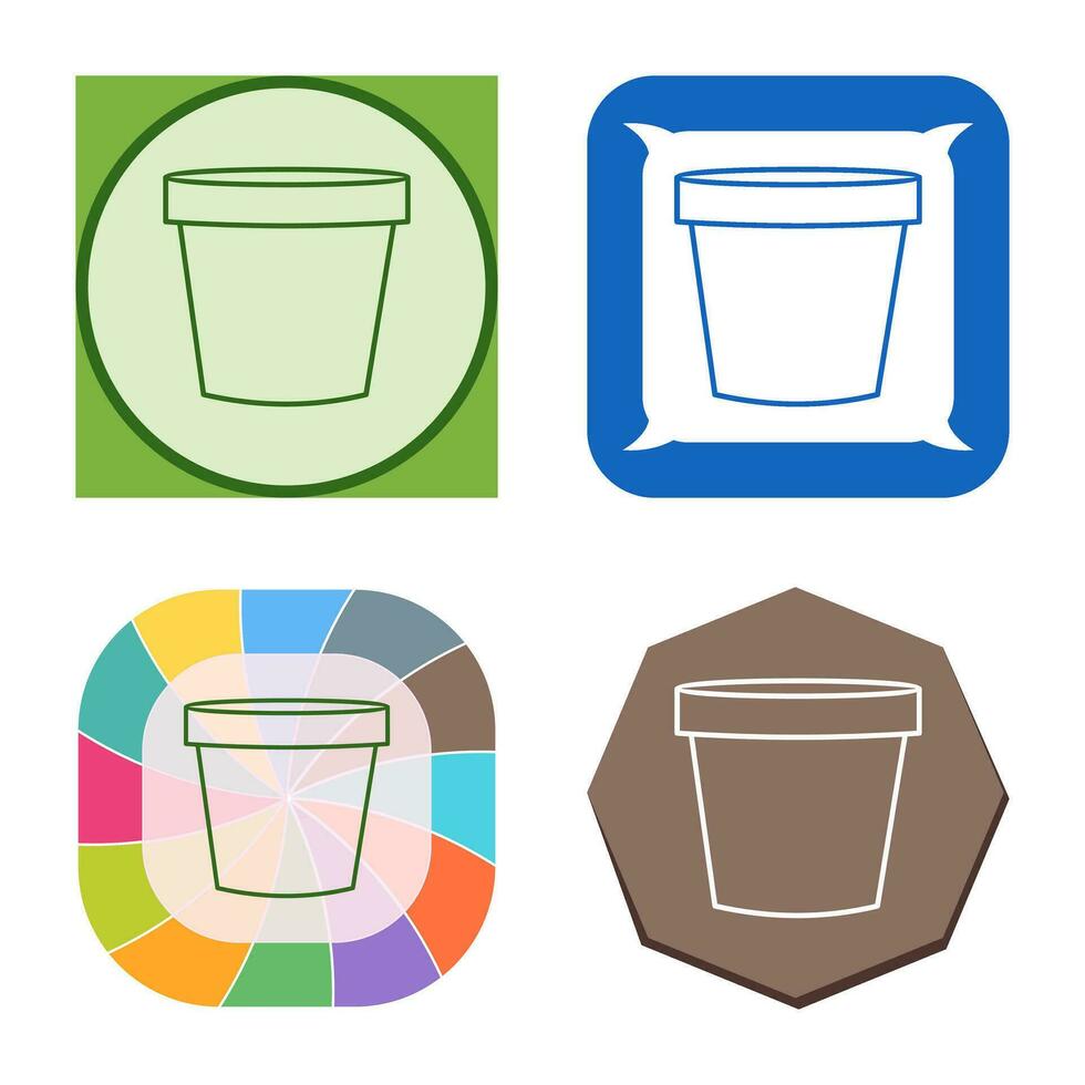 Plant Pot Vector Icon