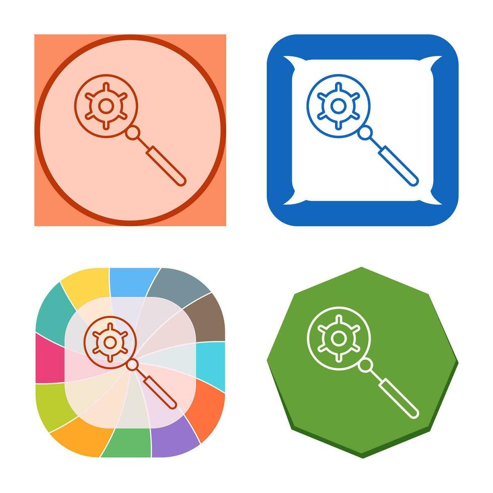 Unique Search Engine Optimizati Vector Icon
